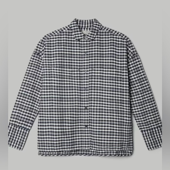 Everlane | The Must-have Oxford Shirt in Ocean Cavern Plaid | 8 - Picture 10 of 10